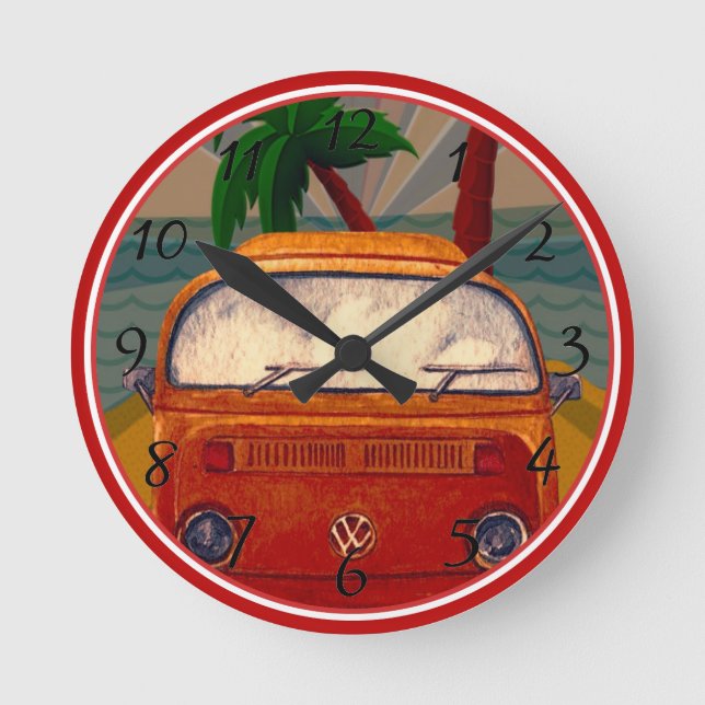 Poster:Travel California Round Clock (Front)