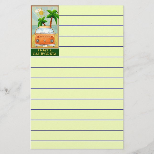 Poster:Travel California Stationery (Front)