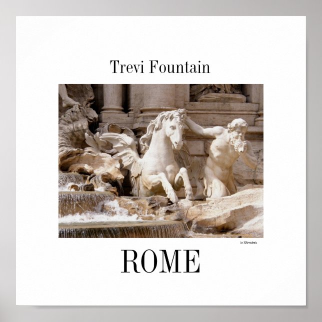 poster - Trevi Fountain, Rome (Front)