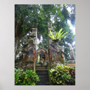POSTER - Tropical Bali Garden