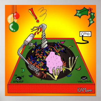 Poster "Turkey Table" - by Kev Moore