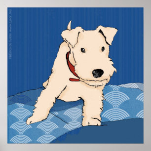 Póster Turrón sobre la cama Poster