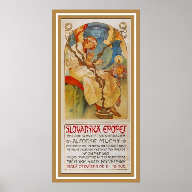 Poster Vintage Art Alphonse Mucha (Front)