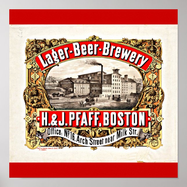 Poster-Vintage Boston Artwork-43 Poster (Front)