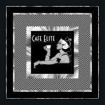 Poster Vintage Cafe Elite Art Deco<br><div class="desc">Poster Vintage Cafe Elite Art Deco</div>