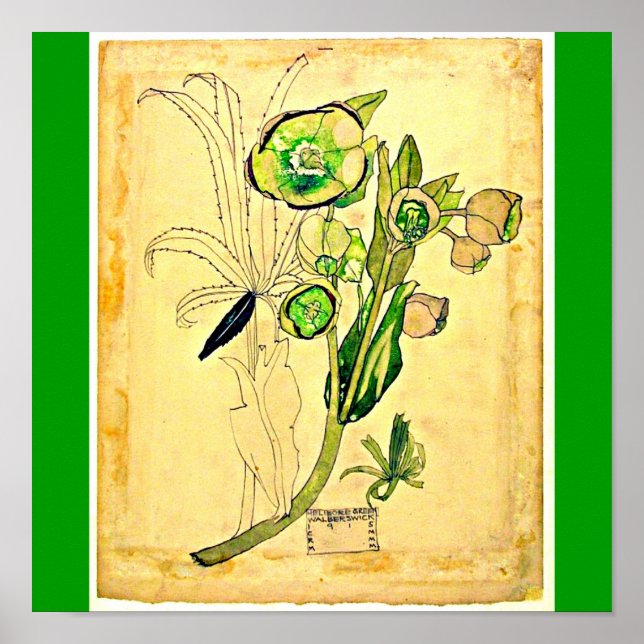 Poster-Vintage-Charles Rennie Mackintosh 21 Poster (Front)