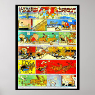 Poster-Vintage Comic-Little Nemo 6 Poster