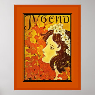 Poster Vintage Famous Artists Germany Youth
