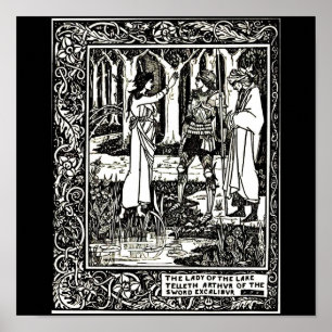 Poster-Vintage Illustration-Aubrey Beardsley 13 Poster