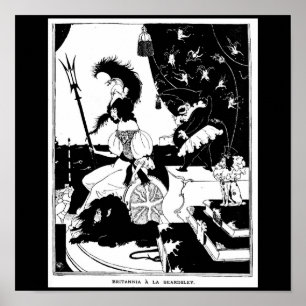 Poster-Vintage Illustration-Aubrey Beardsley 17 Poster