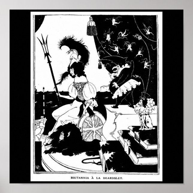 Poster-Vintage Illustration-Aubrey Beardsley 17 Poster (Front)