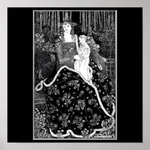 Poster-Vintage Illustration-Aubrey Beardsley 18 Poster