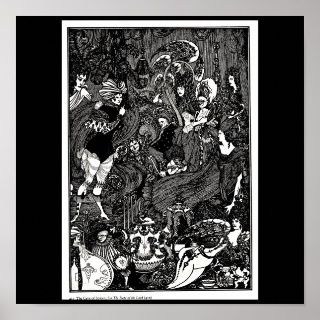 Poster-Vintage Illustration-Aubrey Beardsley 30 Poster (Front)
