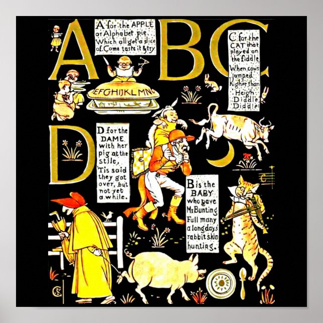 Poster-Vintage Illustration-Walter Crane 8 Poster (Front)