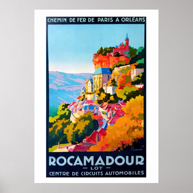 Poster vintage - Rocamadour (Front)