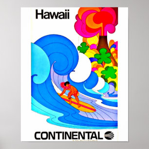 Poster-Vintage Travel Art-Hawaii 6 Poster