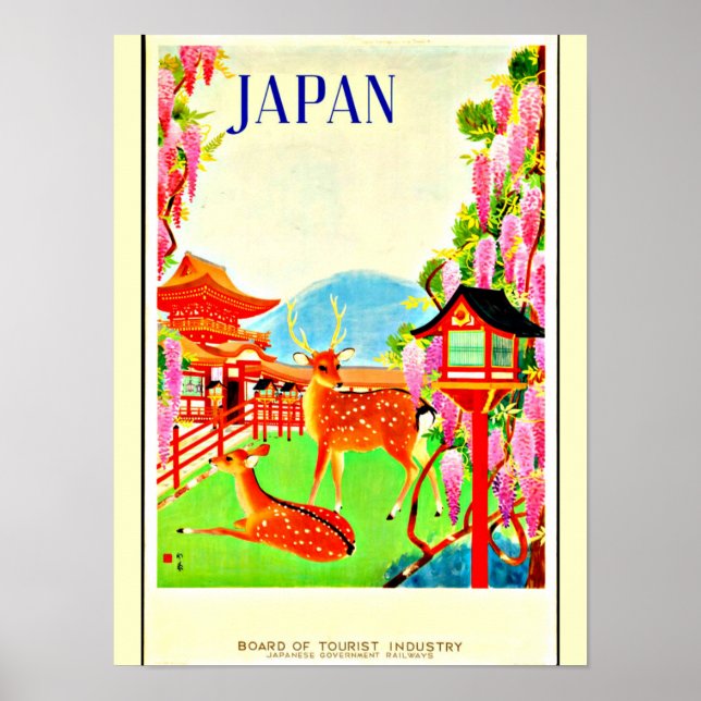 Poster-Vintage Travel Art-Japan 6 Poster (Front)