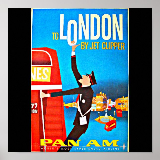 Poster-Vintage Travel Art-London Poster (Front)