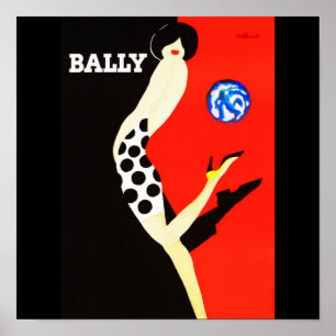 Poster-Vintage Travel-Bally Poster