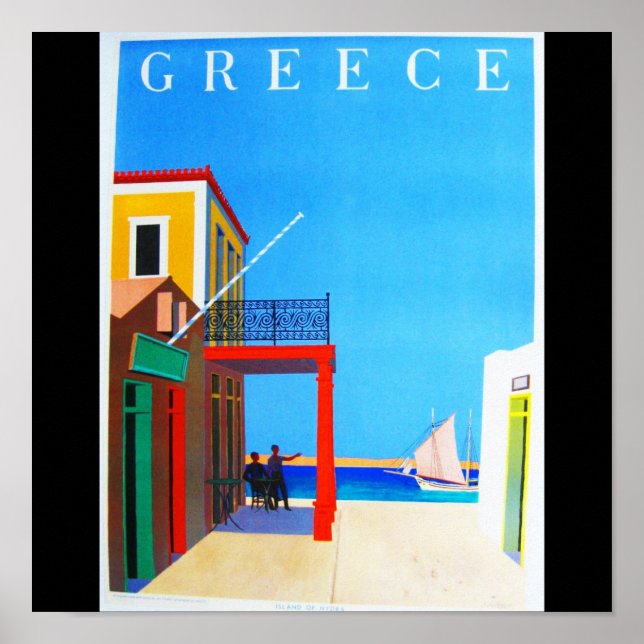 Poster-Vintage Travel-Greece Poster (Front)