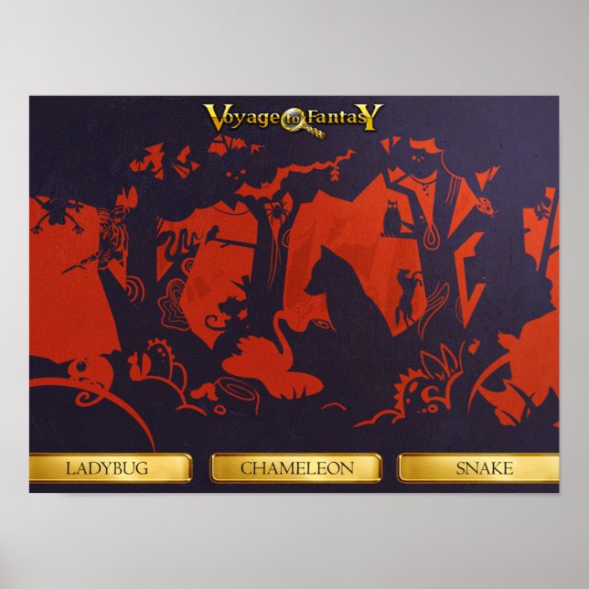 Poster Voyage to Fantasy - Shadow Theater, Forest (Front)