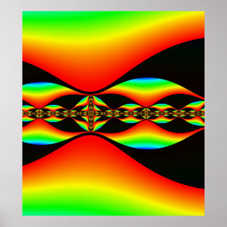 Poster w/ Mandelbrot Fractal