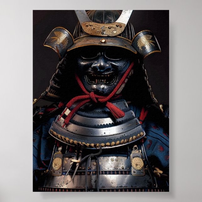 Poster wall Art Card Printing Samurai Ninja (Front)