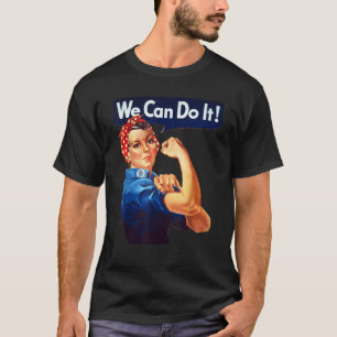 Poster We Can Do It Feminist Retro T-Shirt