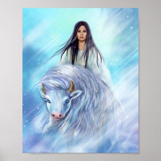 Poster White Buffalo Calf Woman (Front)