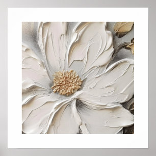 Poster - White Daisy