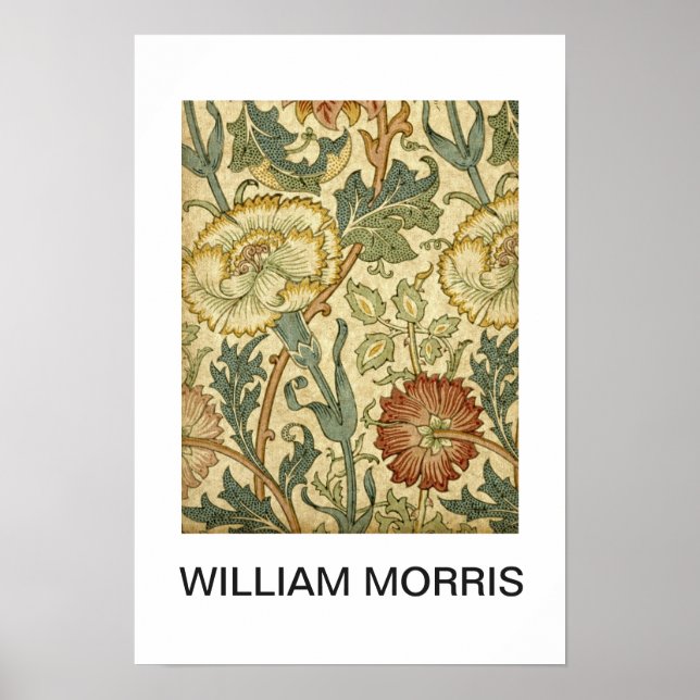 Poster - William Morris Floral Vintage Print (Front)
