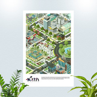 Poster | Wimmelbild | Wespepolitan west park