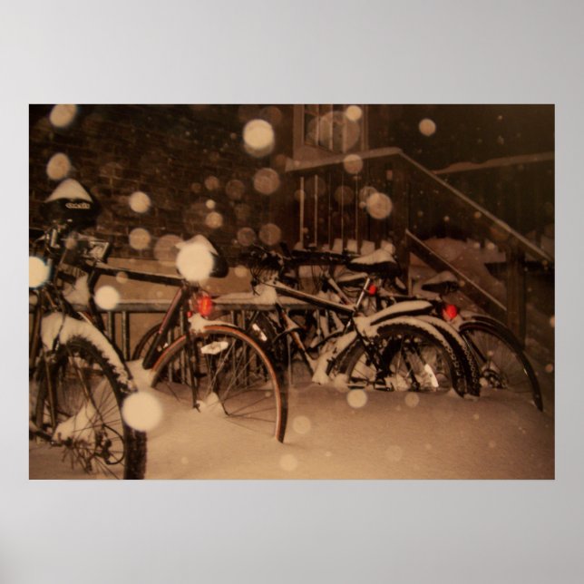 Poster with a beautiful winter picture (Front)