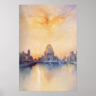 Poster With Chicago World's Fair Painting Of 1893