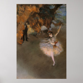 Poster With Edgar Degas Painting