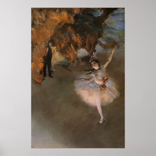 Poster With Edgar Degas Painting (Front)
