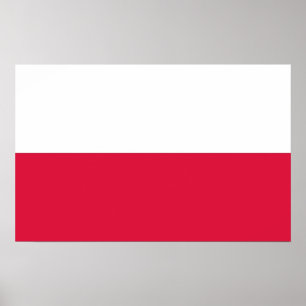 Poster with Flag of Poland