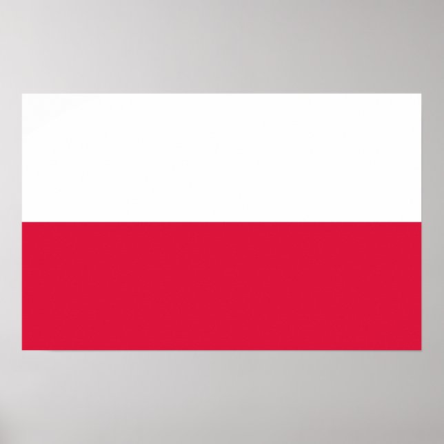 Poster with Flag of Poland (Front)