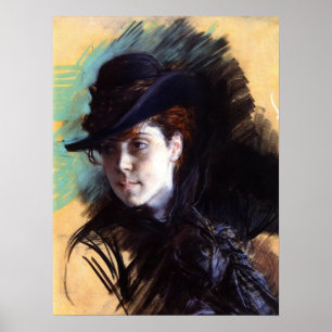 Poster With Giovanni Boldini Painting