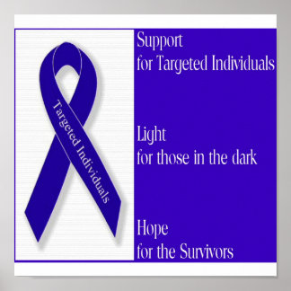 Poster with Indigo Ribbon Logo