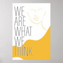 Poster with Inspirational Message