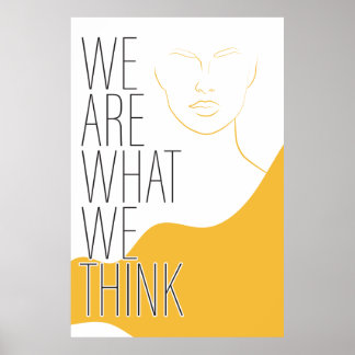 Poster with Inspirational Message