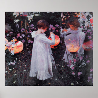 Poster With John Singer Sargent Painting