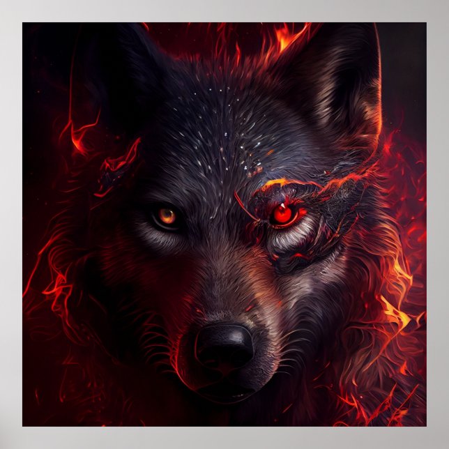 Poster Wolf Fire (Front)
