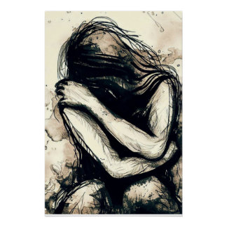 Poster Woman Hugging