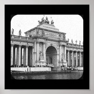 Poster-World's Fair-Grand Arch of Peristyle Poster
