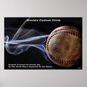 Poster - World's Fastest Pitch (dream big)