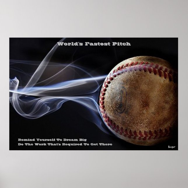 Poster - World's Fastest Pitch (dream big) (Front)