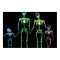 POSTER - X-RAY SKELETON FAMILY BLACK ORIGINAL