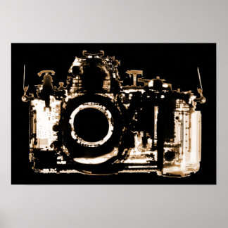 POSTER - X-RAY VISION CAMERA - SEPIA
